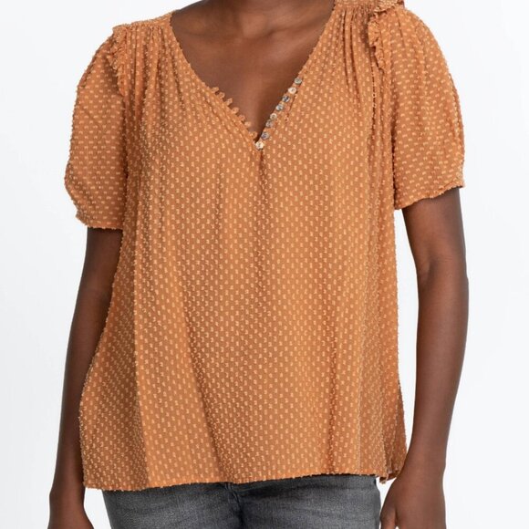 Johnny Was NWT Archer Flare Top Size Large - Picture 1 of 8